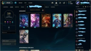 Conta Valorant e LoL
