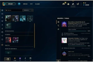 Conta nível 30 com skin do brand de prestigio - League of Legends LOL