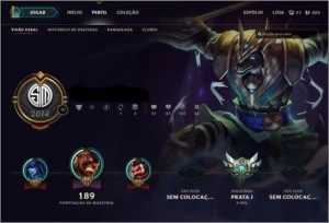 Conta LOL P1/103Champ/26 Skin/12 Páginas de runa - League of Legends