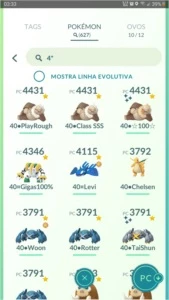 Conta Pokémon Go Lv 47 - Pokemon GO