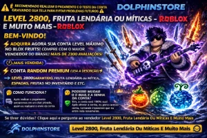 Level 2800, Fruta Lendária Ou Míticas E Muito Mais - Roblox