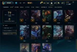 Unranked com 45 Champs e 3 Skins - League of Legends LOL