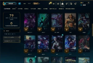 Unranked com 45 Champs e 3 Skins - League of Legends LOL