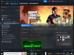 Conta Steam Com Gta 5