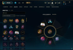 Unranked com 30 Champs e 6 Skins - League of Legends LOL