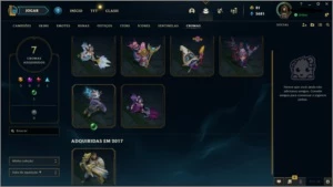 Conta LoL top 94 champs e 68 skins ouro 1 - League of Legends