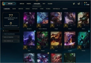 Conta boa para smurf - League of Legends LOL