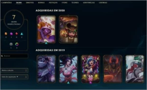 Conta boa para smurf - League of Legends LOL