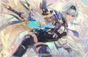 Genshin Impact Eula, Keqing e Arco de Amos