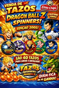 Tazos Dragonball Z 2005 Spinner Elma Chips