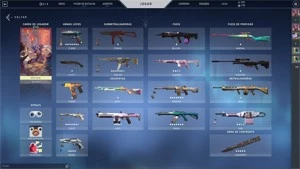 VENDO CONTA VALORANT OURO 3 COM SKINS (existe desde 2020)