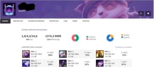 Conta League of Legends Ouro IV LOL