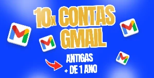 10 Contas Gmail Antigas + de 1 ano - Acesso Total - Others