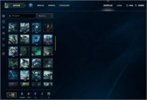Conta de lol Diamante II - All champs, 200+ Skins - League of Legends