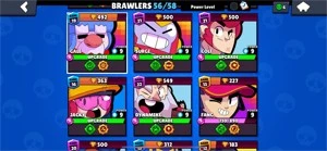 Conta Brawl Stars LVL108 56 Brawlers 19 Skins 21k