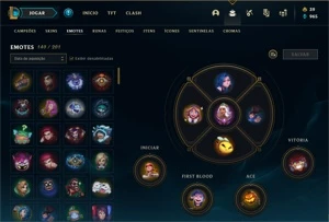 CONTA EX MESTRE COMO EMOTE MESTRE - League of Legends LOL