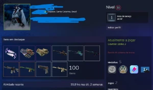 Conta Steam Com Skins E Com Trade Ban! - Counter Strike CS