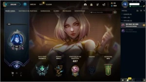 Conta lol plat 4 253 skins com ahri prestígio - League of Legends