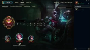 Conta Lol - Ouro V + 115 Skins + Faltam 6 Campeões - League of Legends