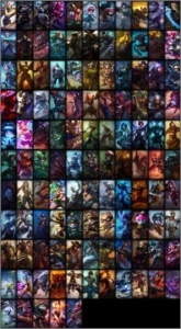 Conta Lol - Ouro V + 115 Skins + Faltam 6 Campeões - League of Legends