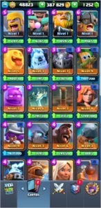 Conta de Clash Royale gemada