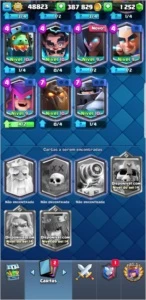 Conta de Clash Royale gemada
