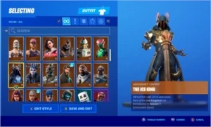 Conta Fortnite - Black Knight com Mako Glider.