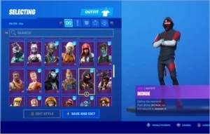 Conta Fortnite - Black Knight com Mako Glider.