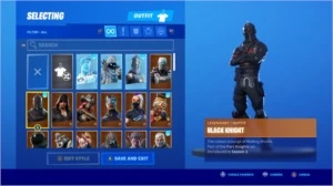 Conta Fortnite - Black Knight com Mako Glider.