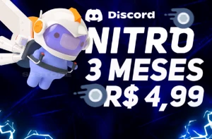 Discord Nitro 3 MESES +6 IMPULSOS + ATIVAÇÃO - Assinaturas e Premium