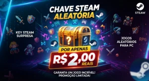 🎁 Keys Aleatórias Steam – Envio Automático
