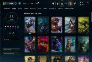 Conta Smurf Gold 4 - League of Legends LOL