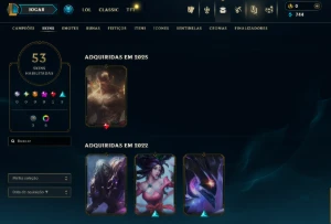 Conta Smurf Gold 4 - League of Legends LOL