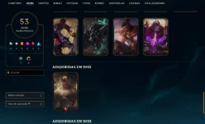 Conta Smurf Gold 4 - League of Legends LOL