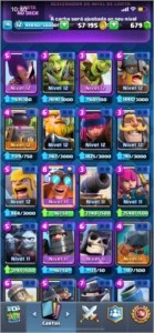 Conta Clash Royale nv 12