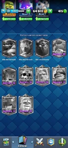 Conta clash Royale arena 14