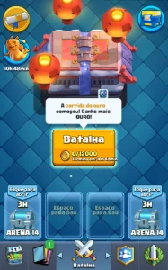 Conta clash Royale arena 14