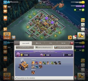 CV14 FULL TH14 37 SKINS 6 PAISAGENS C/ DADOS DE CRIAÇÃO - Clash of Clans
