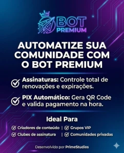 Bot Premium de Assinaturas para Telegram – 100% automático - Others