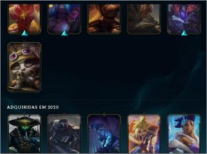Conta Wild Rift 11 skins e 104 skins no lol de pc diamante 4 - League of Legends: Wild Rift LOL WR