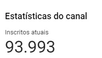 CANAL YOUTUBE 93K - Outros