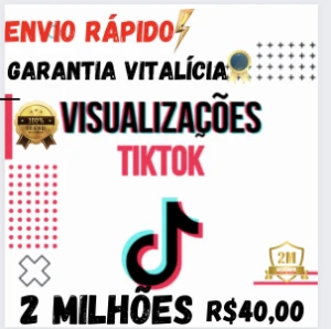 Oferta Relâmpago: 2 Milhões de Visualizações no TikTok por A - Redes Sociais