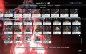Conta Warframe Mr 26 Todos Os Prime, 1500 Pl+ Cosmeticos. - Steam