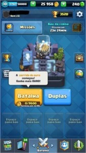Conta Clash Royale, 8 lendárias, arena 11