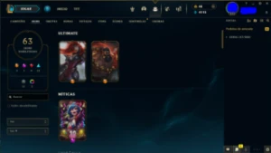 Conta NFA League of Legends 63skins lvl 213 LOL