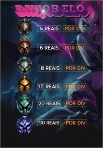 Elojob Do Ferro Ao Diamante - Dayjob Elo - League of Legends LOL