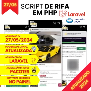 Rifa em Laravel – Sistema completo com fazendinha, 1 Milhão - Outros