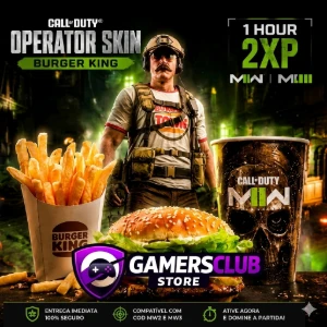 Cod Mw Ii e III 1 Hr De 2Xp + Skin De Operador Burger King - Call of Duty