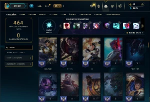 Unranked com 125 Champs e 30 Skins ( JG / TOP / MID ) - League of Legends LOL