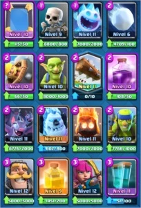 Conta Clash Royale Nível 13, máximo de troféus 5203